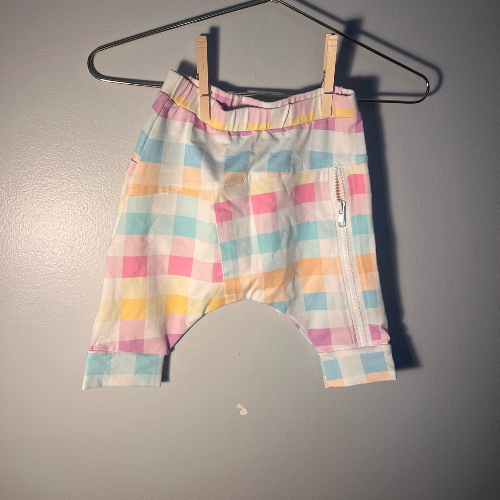 Pastel Checkered posh kids shorts